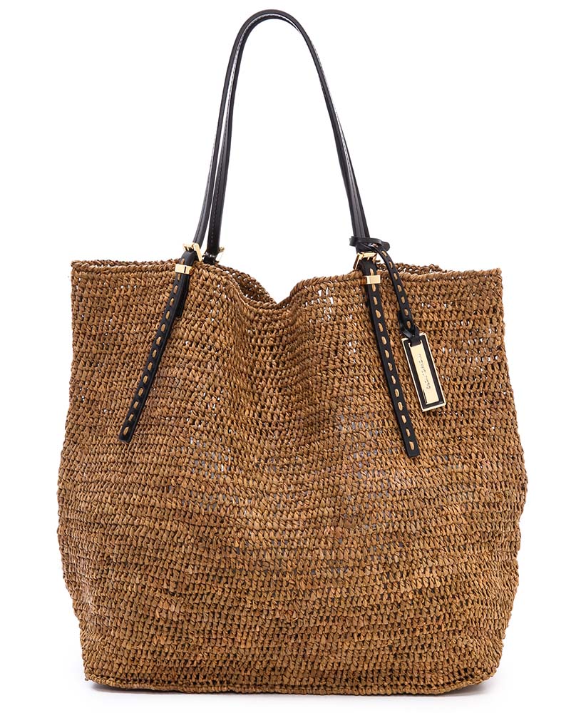 michael kors woven tote