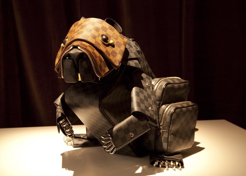 Artist Billie Achilleos's Animal Sculptures Made From Vuitton Bags -  BagAddicts Anonymous