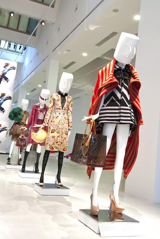 Louis Vuitton's Milan mannequins have Speedy bags on the brain