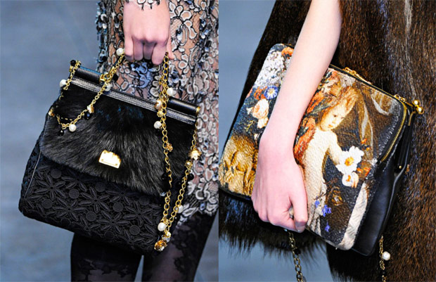 Fashion Week Handbags: Dolce & Gabbana Fall 2012 - PurseBlog