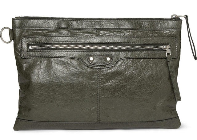 Man Bag Monday: The Balenciaga Creased Leather Pouch - PurseBlog