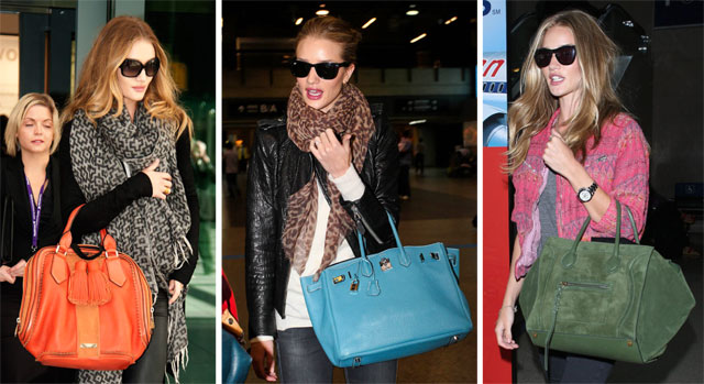 Rosie Huntington-Whiteley and Her Handbags are Back on the