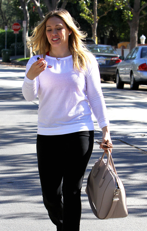 Just Can't Get Enough: Hilary Duff and Her Céline Small Cabas Tote