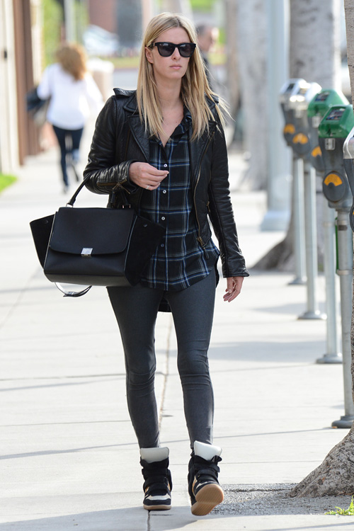 Nicky Hilton goes for a stroll with her Celine bag - PurseBlog