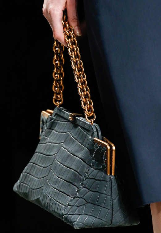 The Chain Gang: Fall 2013’s handbags are all about metal embellishments ...