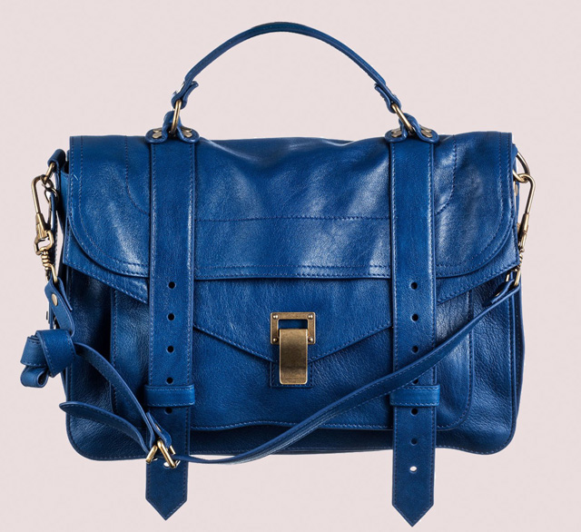 Latest Obsession: Proenza Schouler spring bags in Peacock Blue - PurseBlog