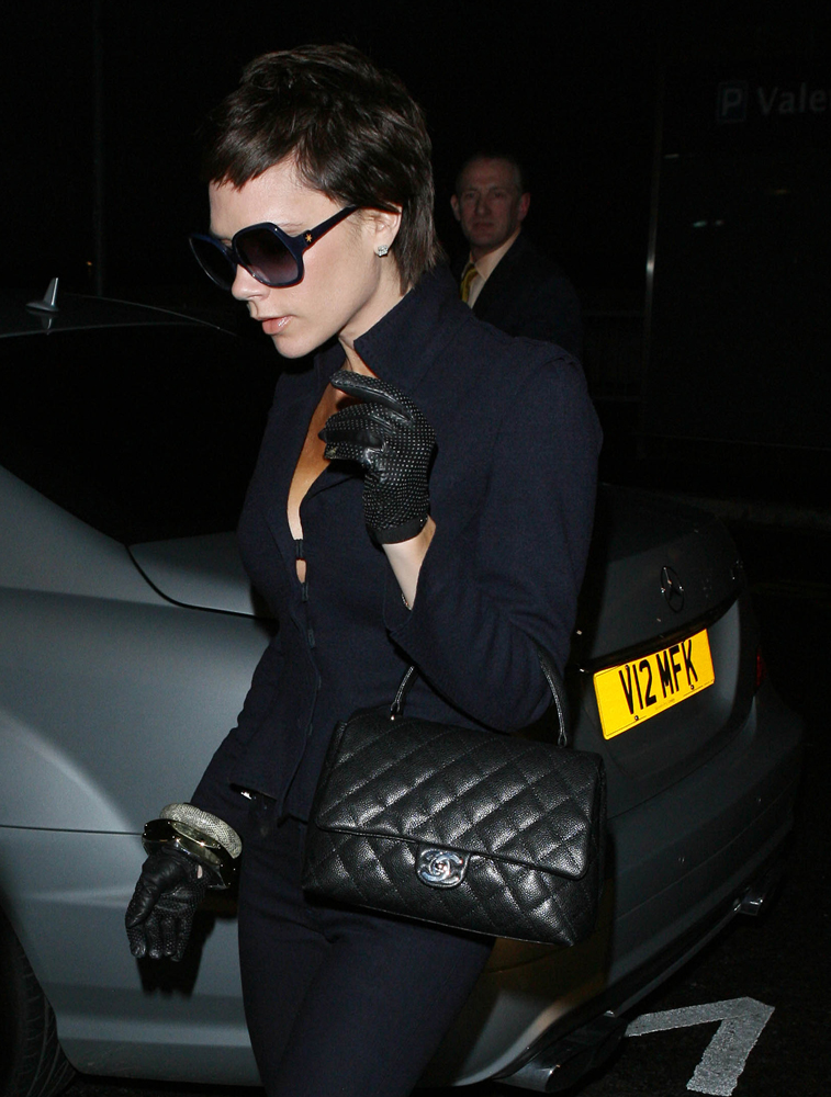 Victoria Beckham wearing Chanel
