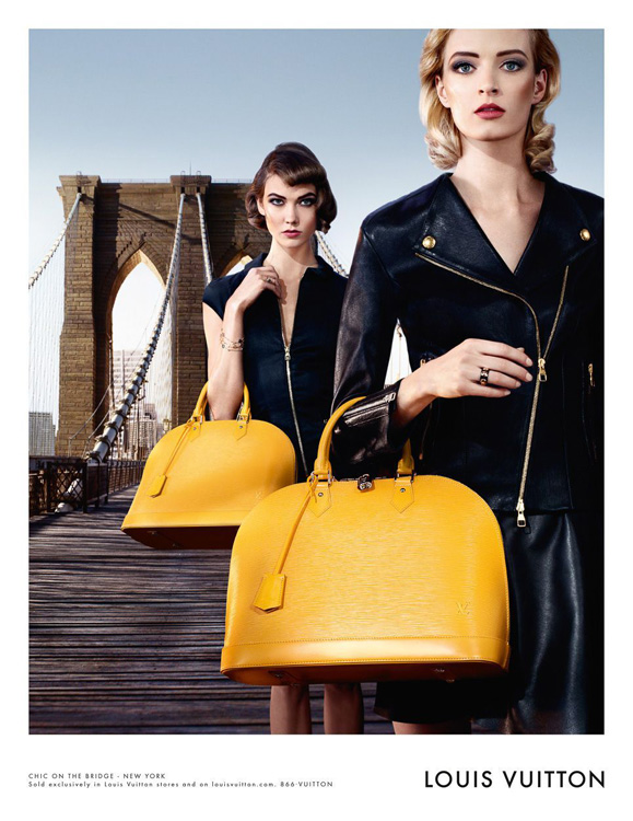 Louis Vuitton Taps Karlie Kloss The Brooklyn Bridge For New Alma Bag Campaign Purseblog