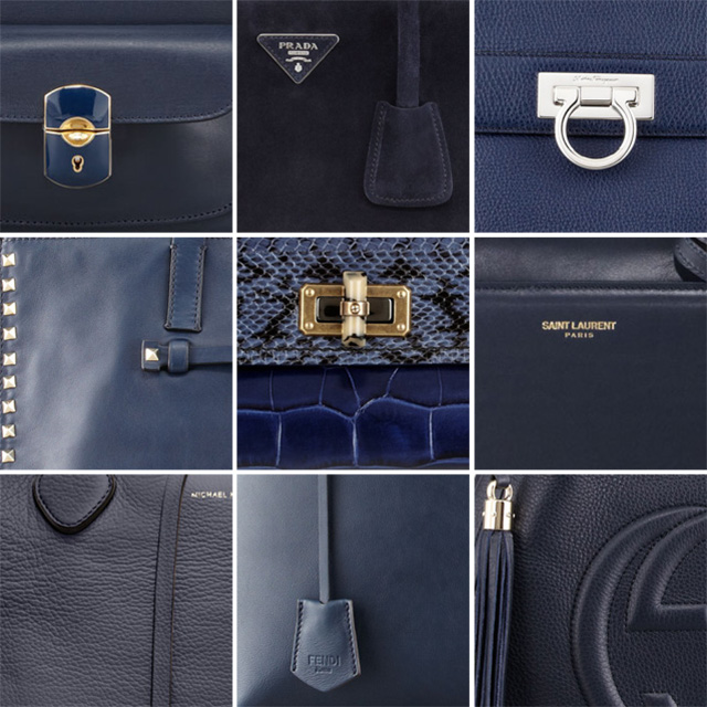 next navy blue bags