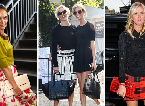 Vuitton & Saint Laurent were Celebs' Brands of Choice in the Days Before  NYFW - PurseBlog