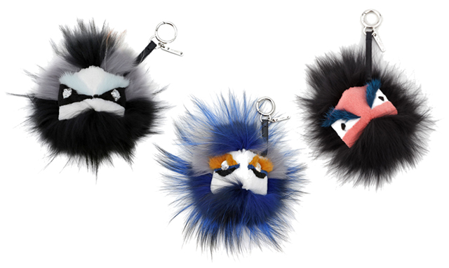 Fendi Multicolor Fox Fur Lagoon Bug Bag Charm - ShopStyle