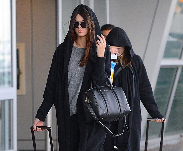 Louis Vuitton Pouchette Eva Bag worn by Kendall Jenner New York
