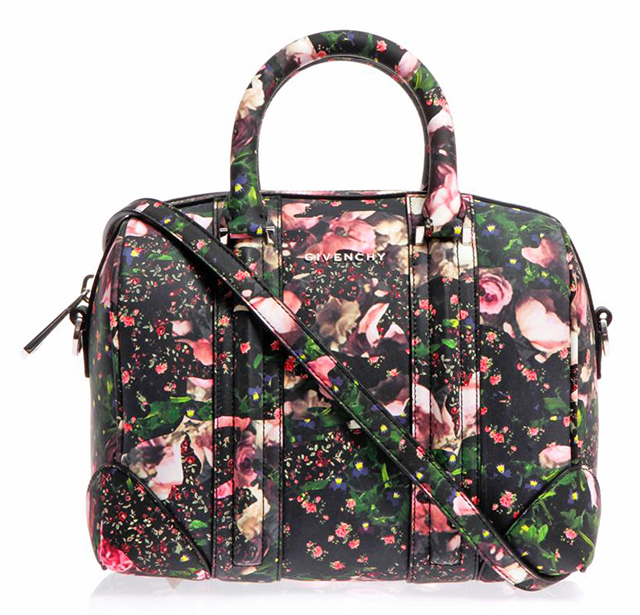 GIVENCHY, Lucrezia floral camouflage print small leather duffle
