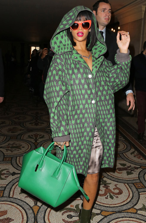 50+ Bags and the Celebrities Who Carried Them at New York Fashion Week Fall  2014 - PurseBlog
