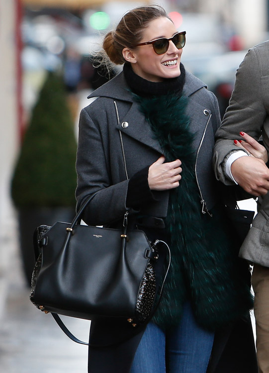 60+ Bags and the Celebrities Who Carried Them at Paris Fashion Week Fall  2014 - PurseBlog