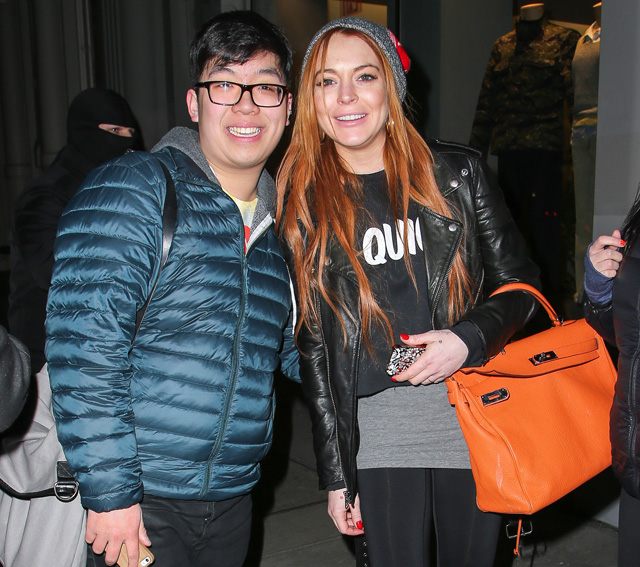 Lindsay Lohan's in Louis Vuitton Boots That Are Giving Us Shoe