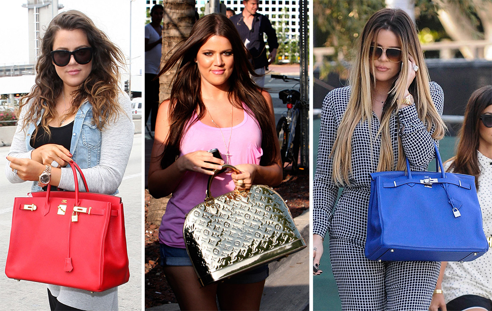 Khloe Kardashian recycles Kim's old Louis Vuitton bag and she's