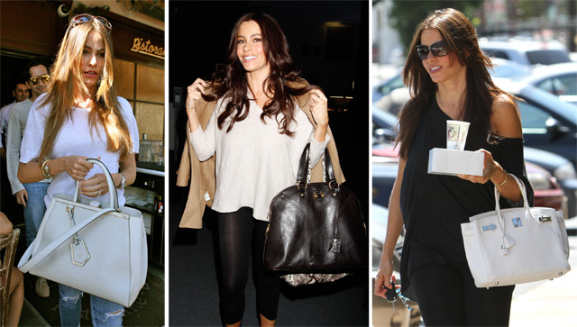 Celebrity Bag: Sofia Vergara Loves Hermes & LV – The Bag Hag Diaries