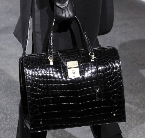 Man Bag Monday: Thom Browne’s Dark, Funny Fall 2015 Collection - PurseBlog