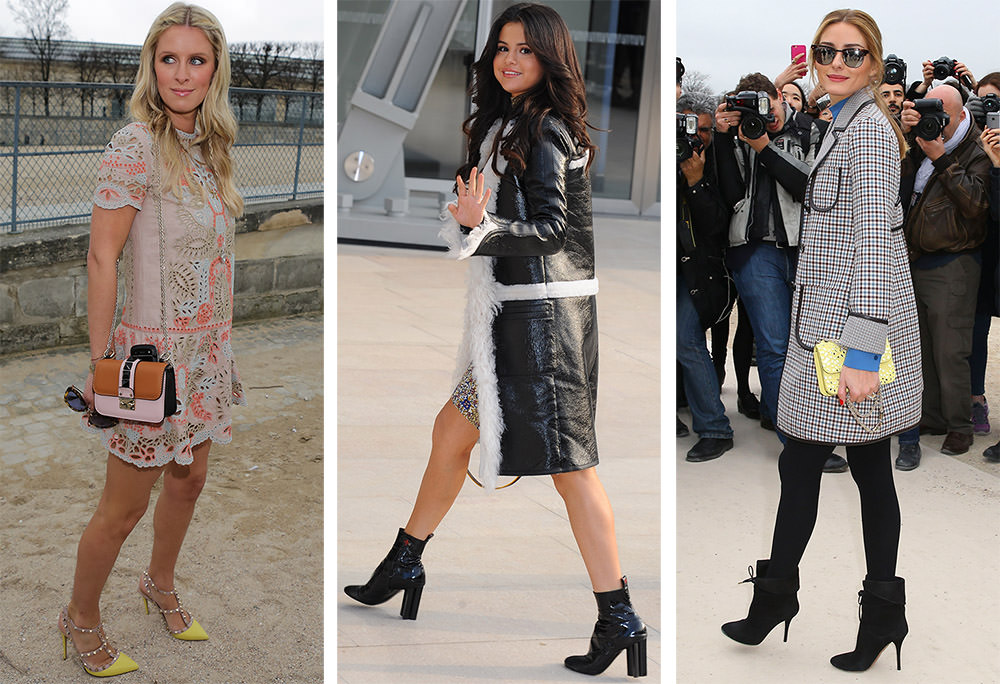 Selena Gomez Wears New Shoe Designer During Paris Fashion Week