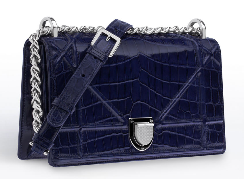 Dior Light Blue Soft Leather Small Diorama Shoulder Bag Dior | The Luxury  Closet