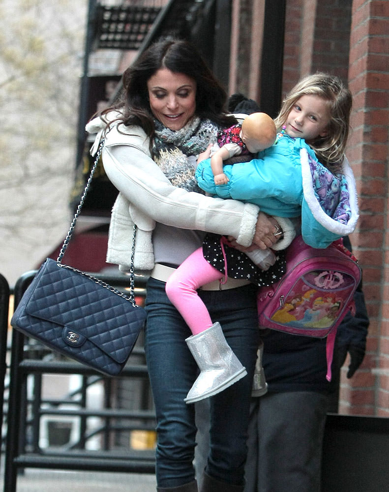 Bethenny Carries Her Daughter and a Christian Louboutin Bag - PurseBlog