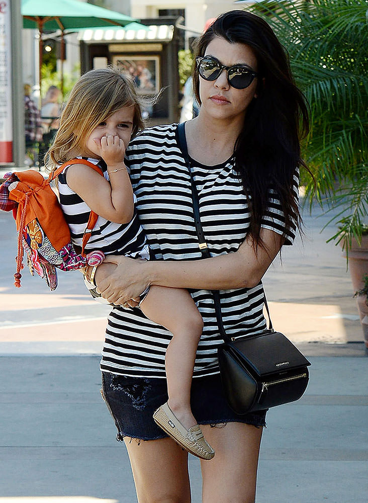 Just Can't Get Enough: Kourtney Kardashian Loves Her Mini Backpacks -  PurseBlog