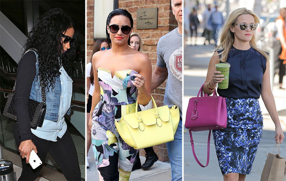 Celebs Dazzle Us with Colorful Coach and Louis Vuitton, and Crazy  Inexpensive Staud - PurseBlog