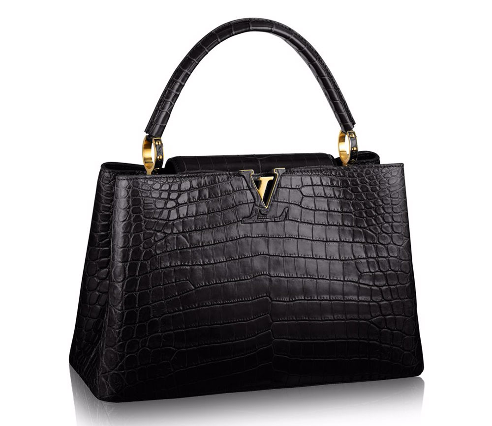 Louis Vuitton Black Alligator SC Sofia Coppola Bb Bag