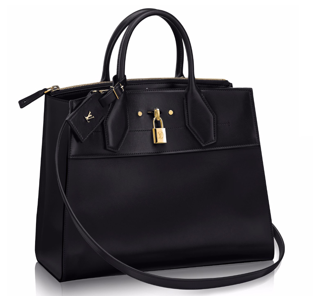 Louis Vuitton - Authenticated City Steamer Handbag - Leather Black Plain for Women, Never Worn