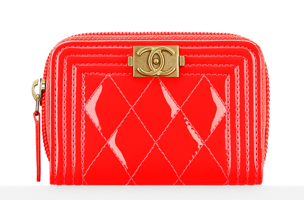 Chanel Womens Long Wallets 2023 Cruise, Red