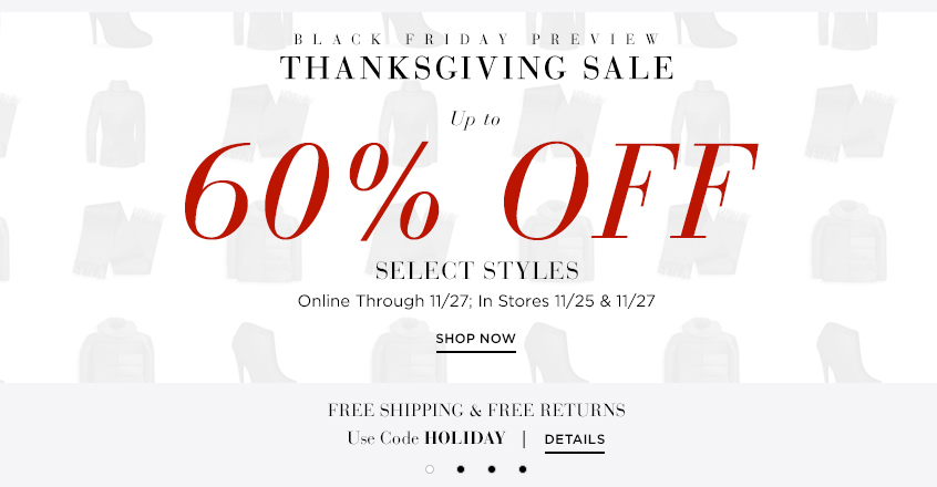 cole haan thanksgiving sale