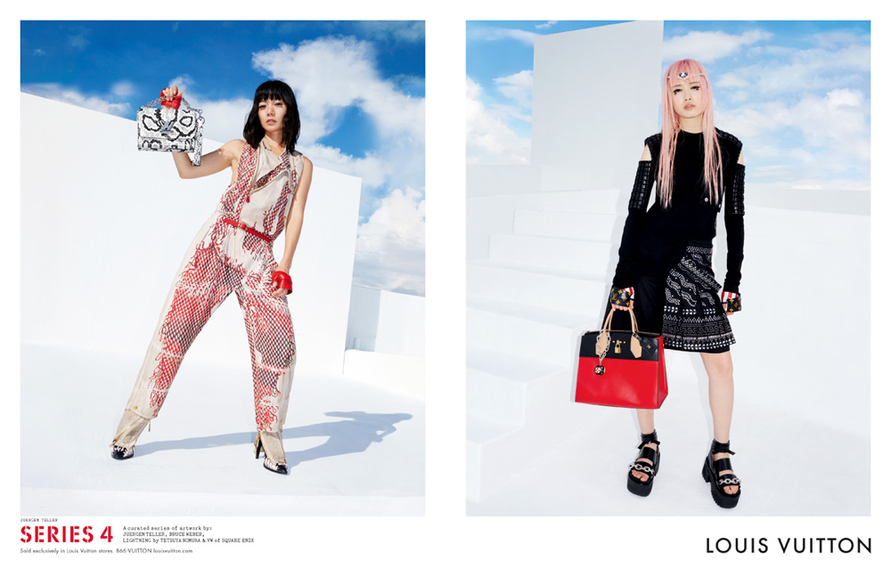 Video Game Handbag Models : Louis Vuitton Ad Campaign