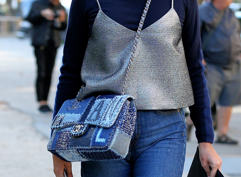 Blue Chanel Flap Bag  Chanel bag, Chanel fashion outfits, Chanel inspired  outfit