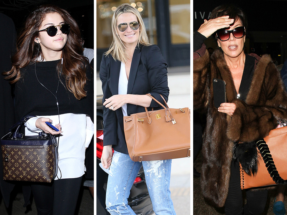 Celebs Show Off Brand New Bags from Tod's, Fendi & Louis Vuitton