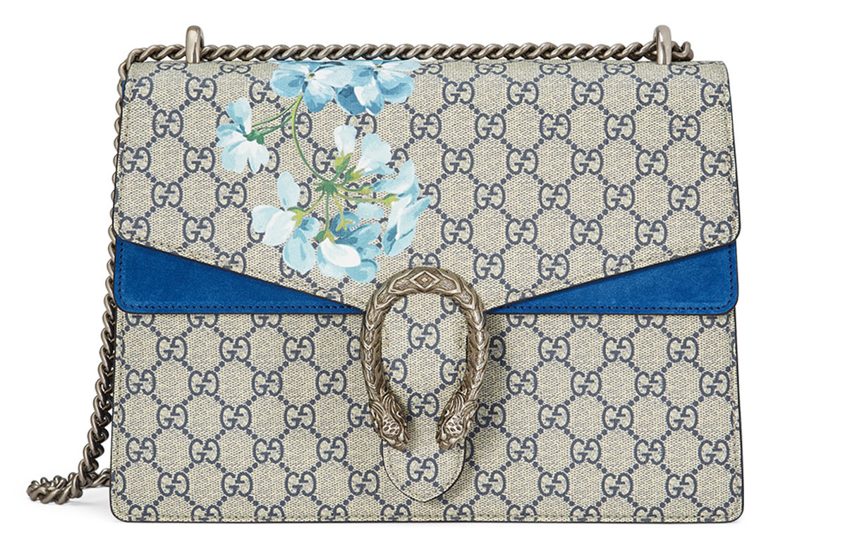 This Blue Gucci Dionysus GG Blooms Bag 