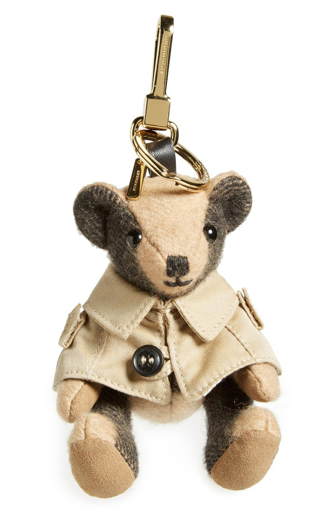 Faux Fur Bag Charm in Brown - Burberry