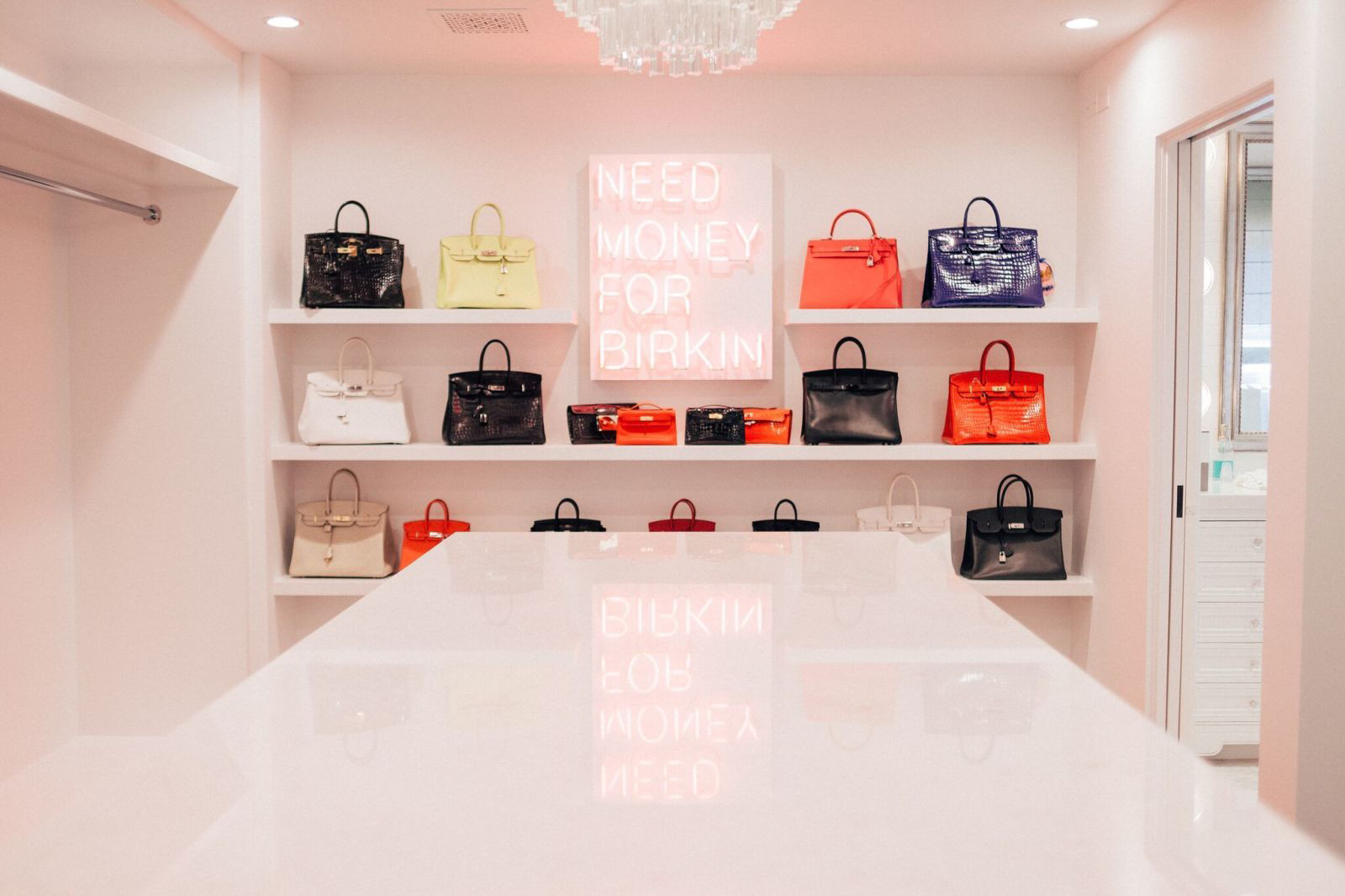 See Kylie Jenner's Insane Handbag Closet Filled with Birkins | The Daily  Dish
