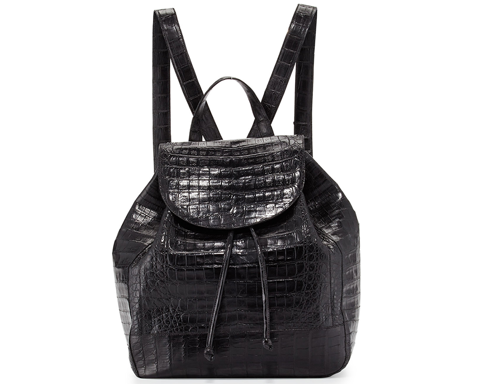 Nancy Gonzalez Cristy Convertible crocodile trimed leather Bag BRAND NEW  $1950