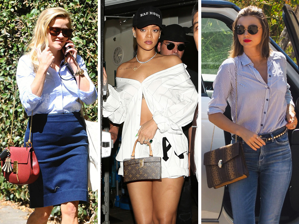 You Certainly Can't Accuse Celebs of Carrying Fake Bags This Week -  PurseBlog