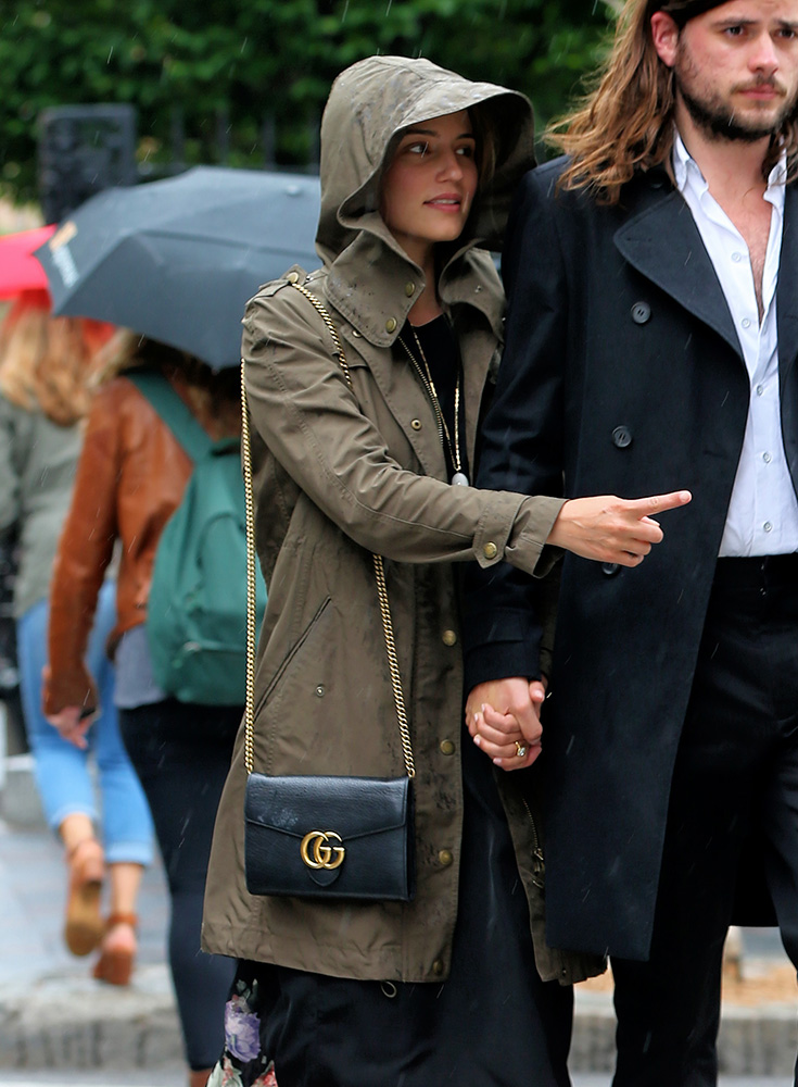 Celebs Try to Remain Incognito With Bags from Gucci, By Far and