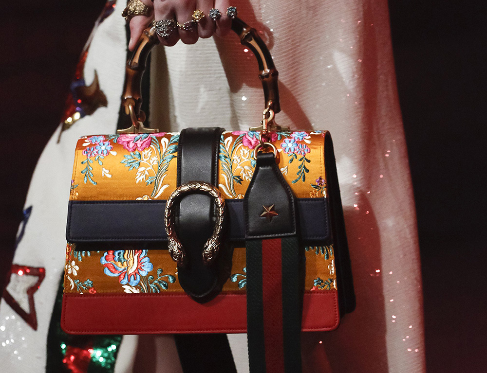 Gucci’s Spring 2017 Runway Bags are Just as Sumptuous and Detailed as