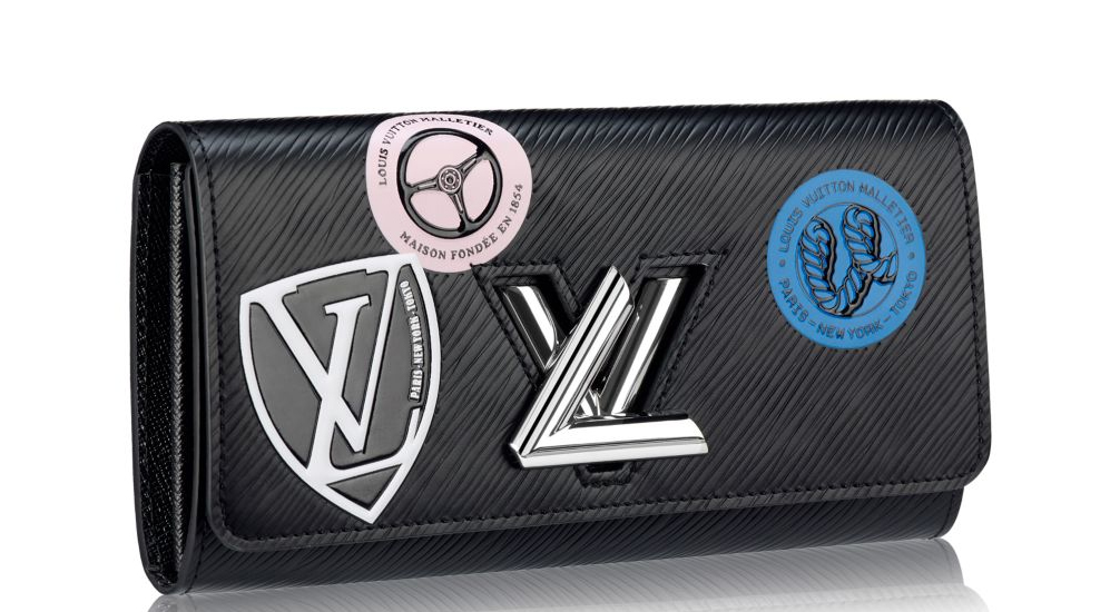 Louis Vuitton Black World Tour EPI Twist Wallet on Chain