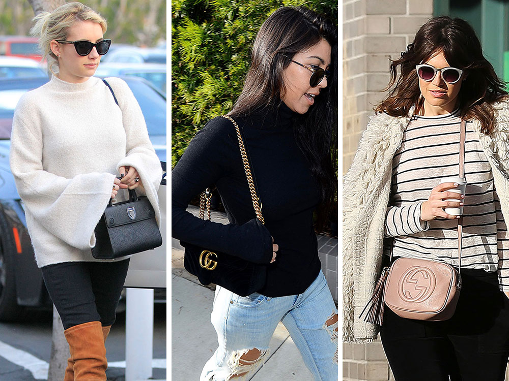 Last Week, Celebs Showed Up with Bags from Louboutin, MCM, Gucci and The  Row - PurseBlog