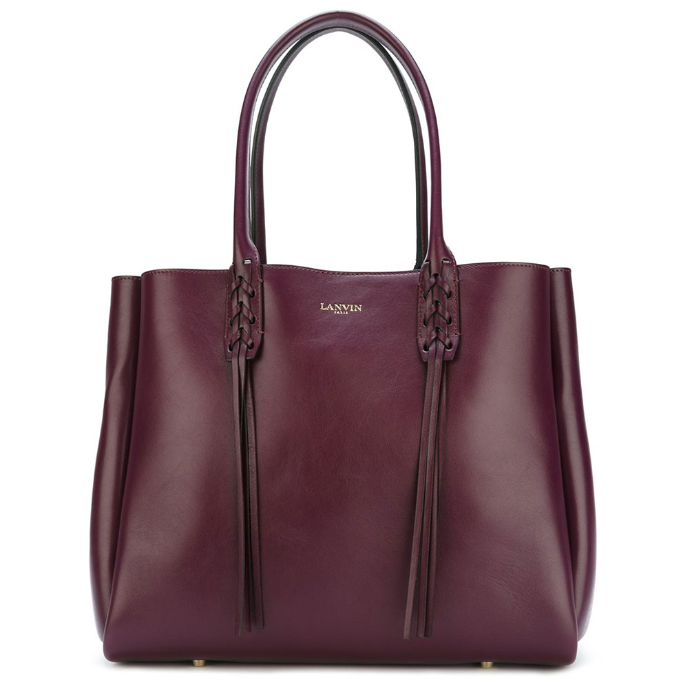 lanvin tassel tote