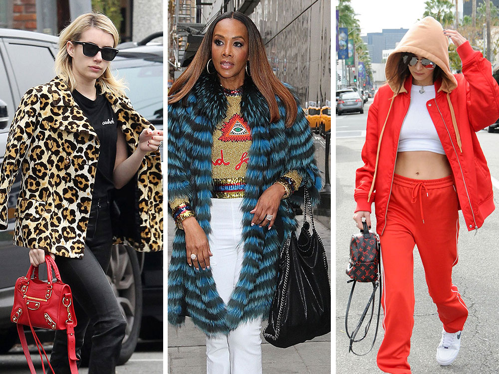 Bright Red, Logos and Stella McCartney Were the Overwhelming Celeb Bag ...