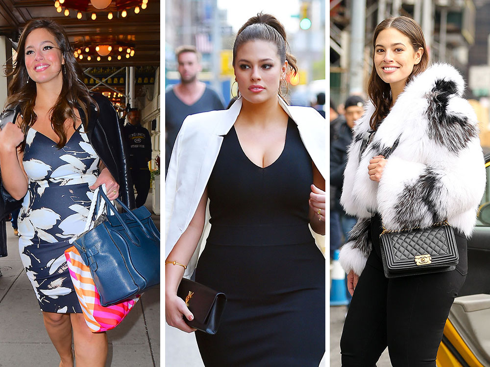 Model Ashley Graham Loves Chanel Boy Bags and Luxe Neutrals - PurseBlog