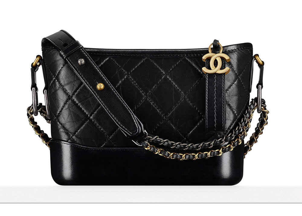 Chanel Small So Black Gabrielle Bag - Black Crossbody Bags