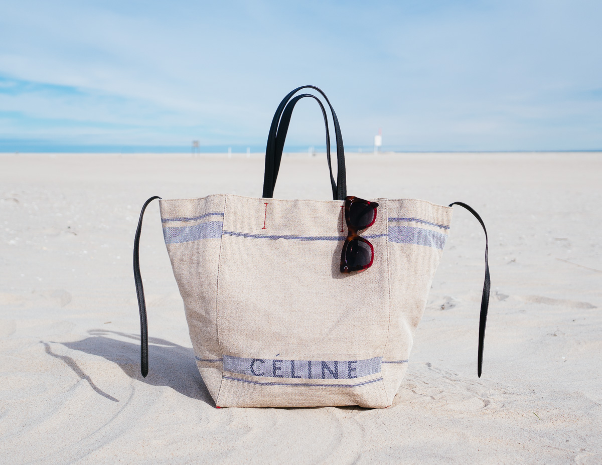 bags on the beach