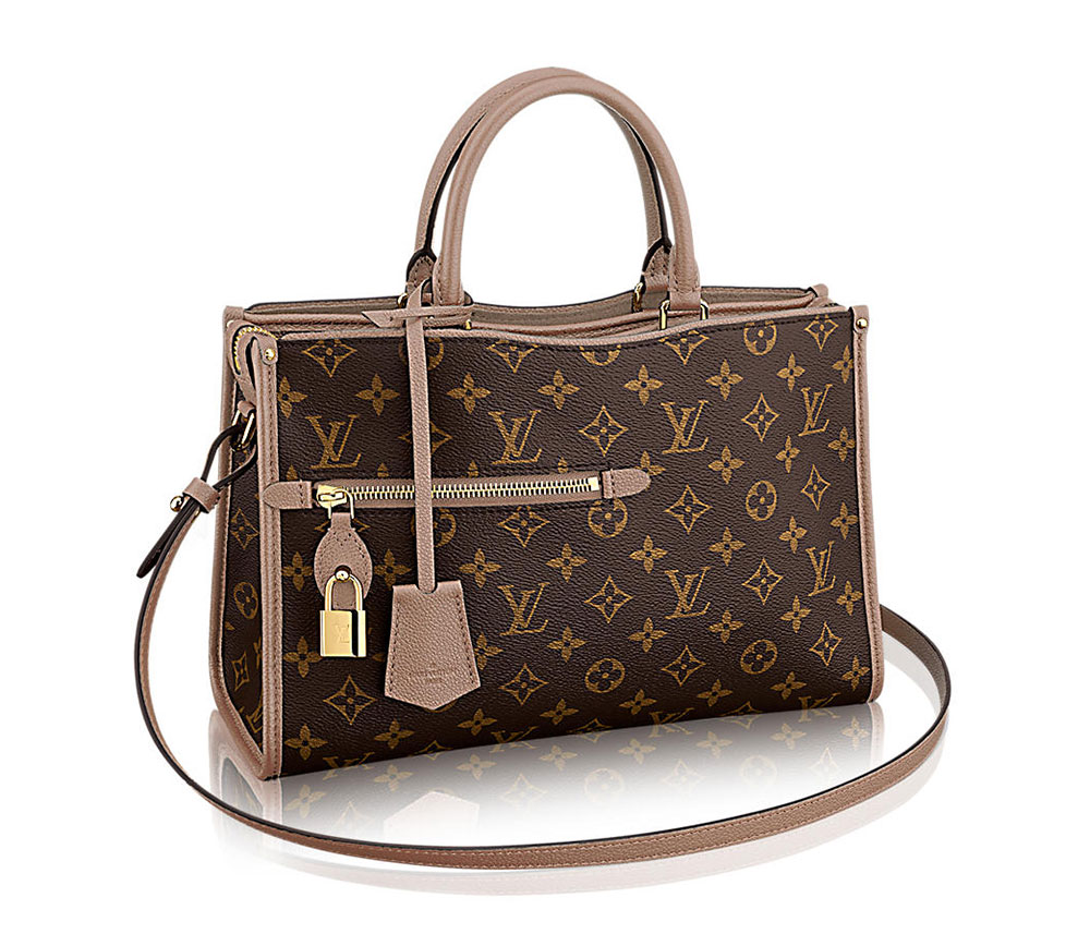 Popincourt tote Louis Vuitton Brown in Synthetic - 37541705